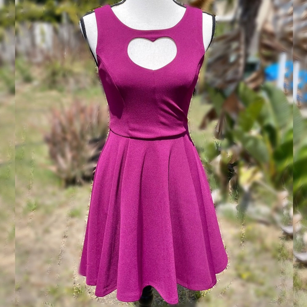 Heart cutout dress